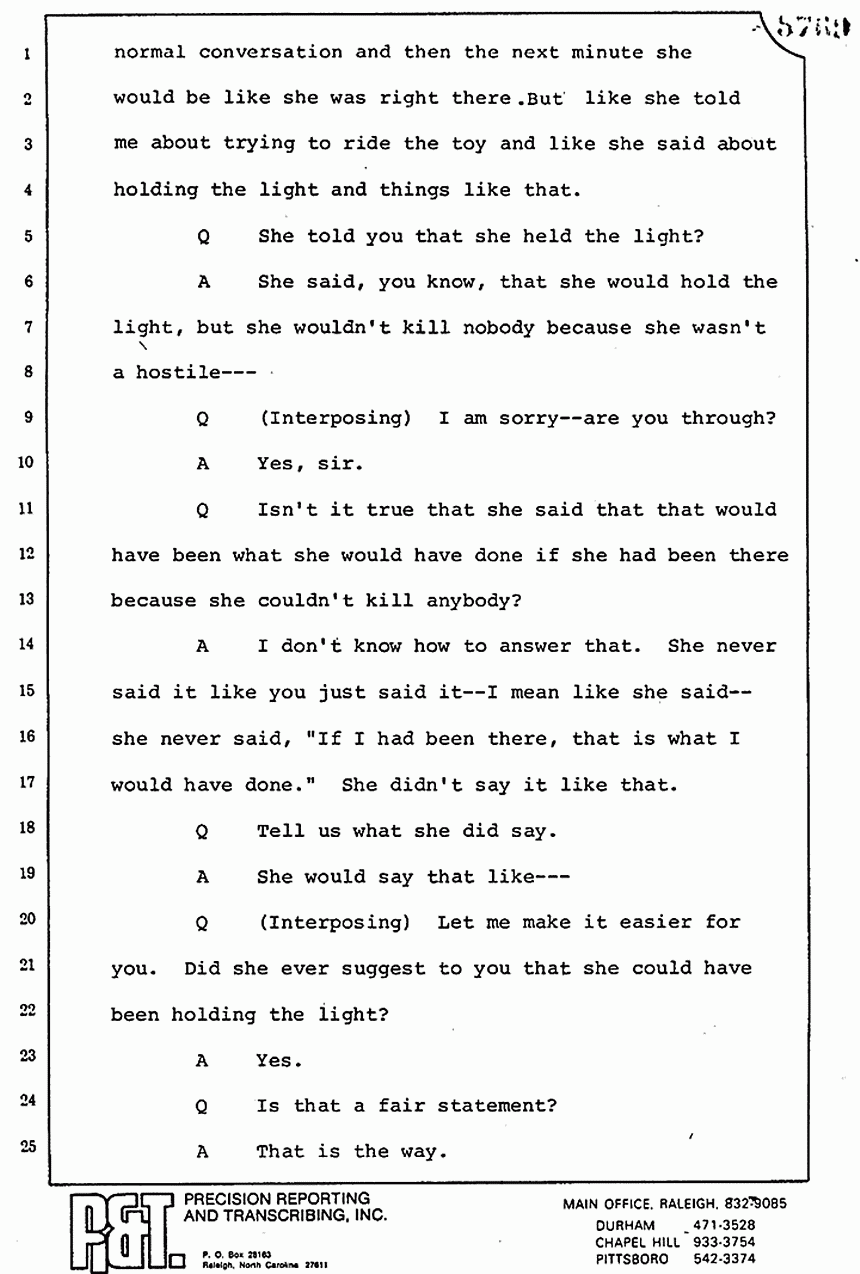 August 17, 1979: William Posey, trial p. 5769