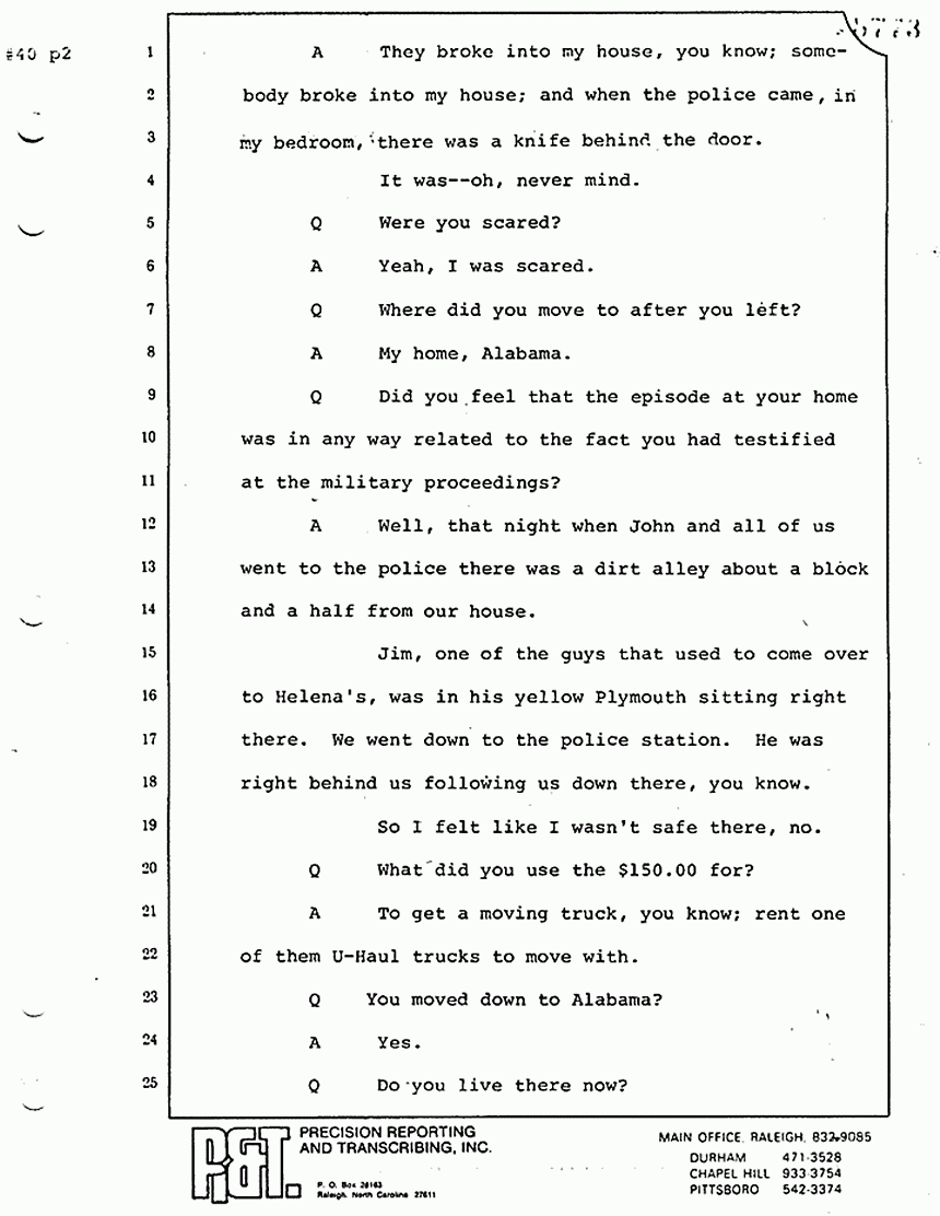 August 17, 1979: William Posey, trial p. 5773