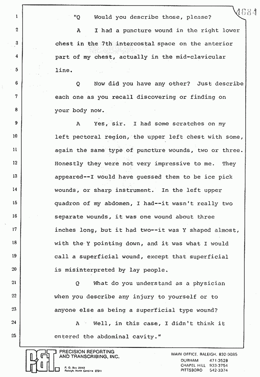 August 10, 1979: Reading of Jeffrey MacDonald's statements and Esquire magazine articles at trial, p. 75 of 151