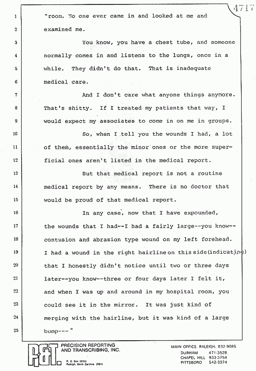 August 10, 1979: Reading of Jeffrey MacDonald's statements and Esquire magazine articles at trial, p. 108 of 151