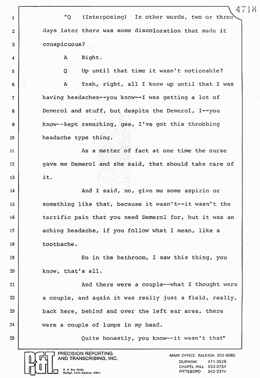August 10, 1979: Reading of Jeffrey MacDonald's statements and Esquire magazine articles at trial, p. 109 of 151